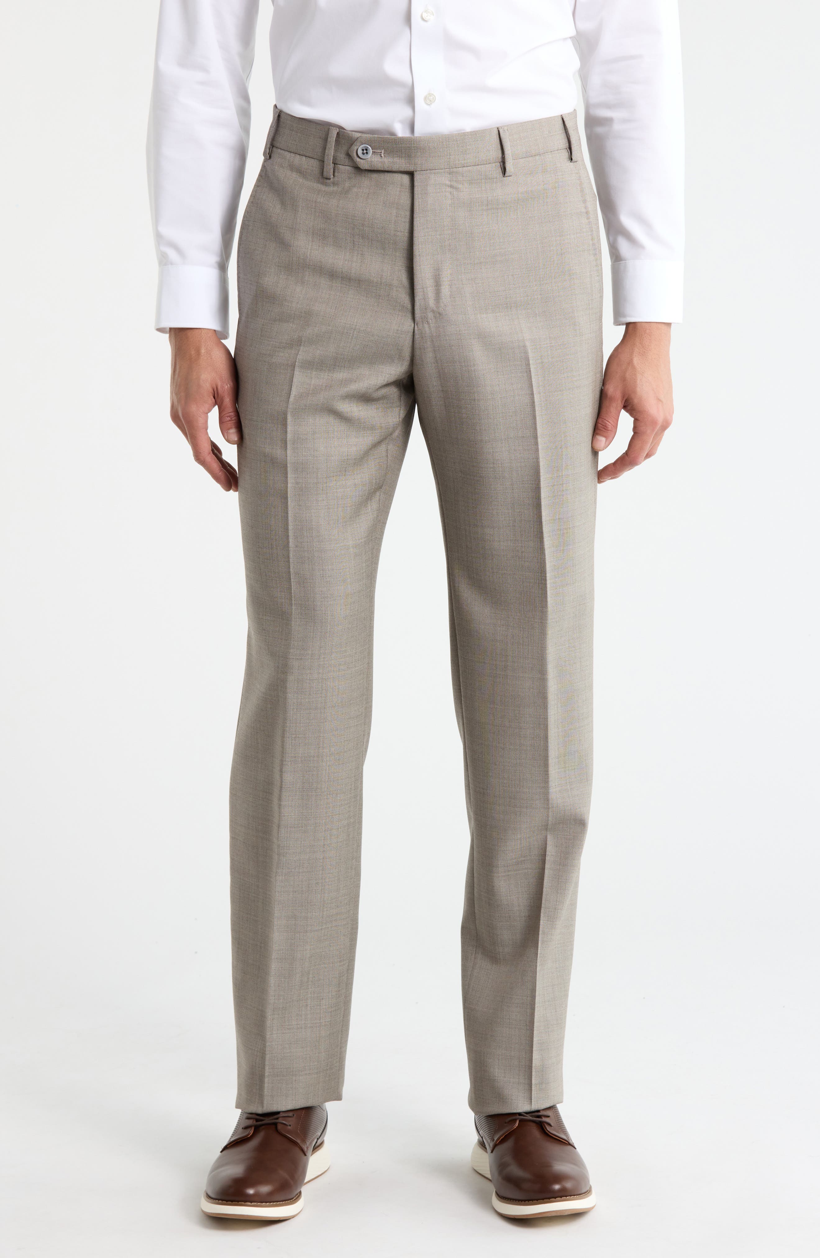Zanella Devon Wool Straight Leg Pants