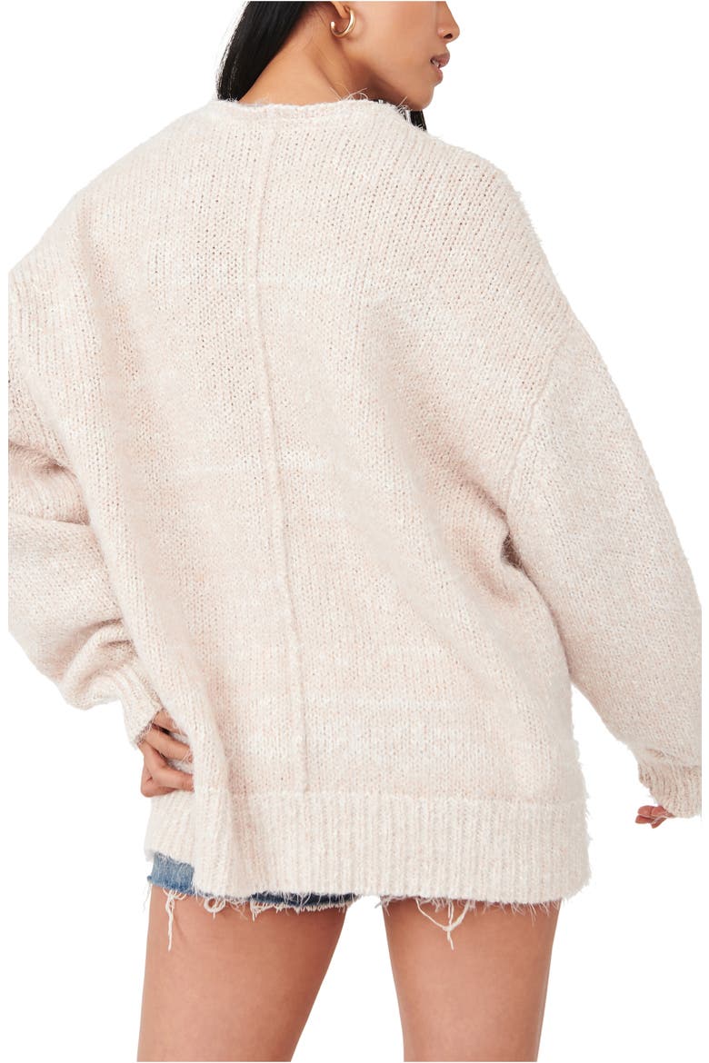 Nevermind Cardigan, Alternate, color, CREME BRULEE