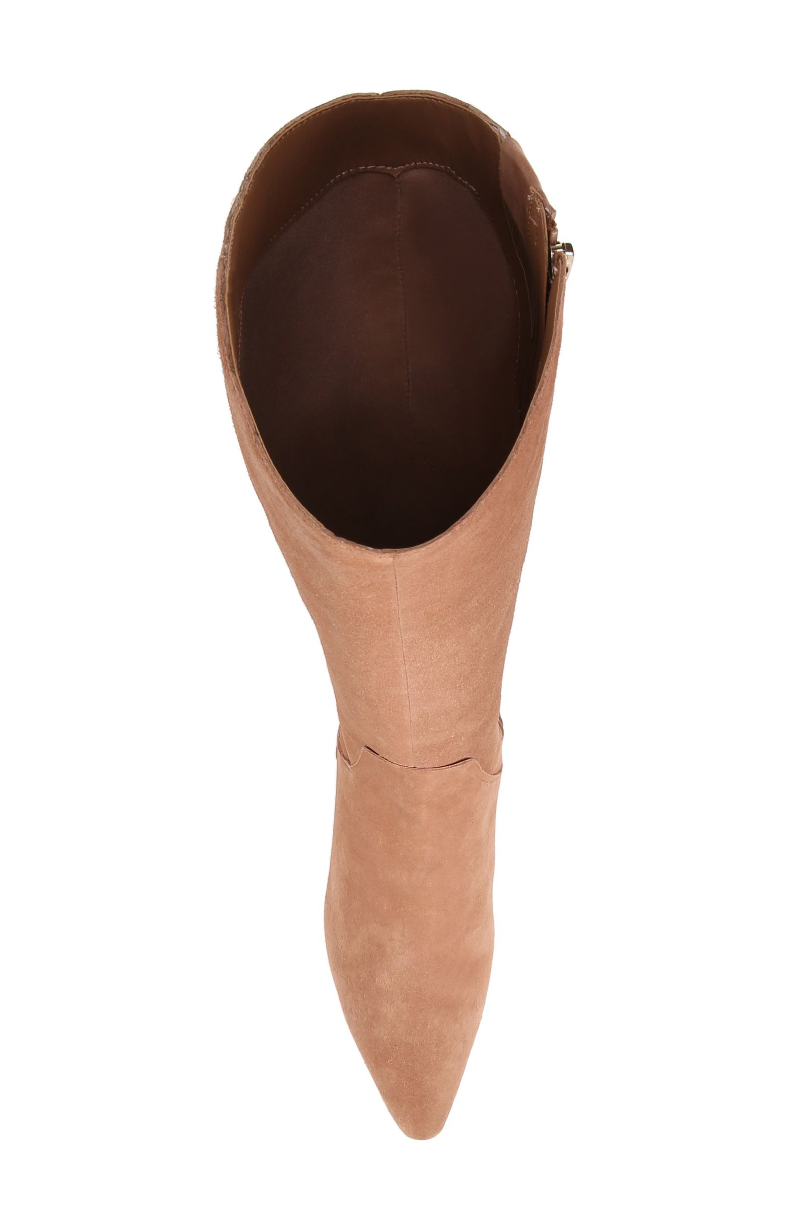 Naturalizer Deesha Knee High Boot, Alternate, color, Cafe Brown Suede