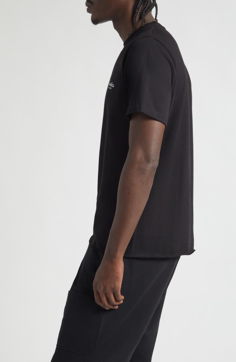 JKEEFER Youth Is Gone Organic Cotton Graphic T-Shirt, Alternate, color, Black