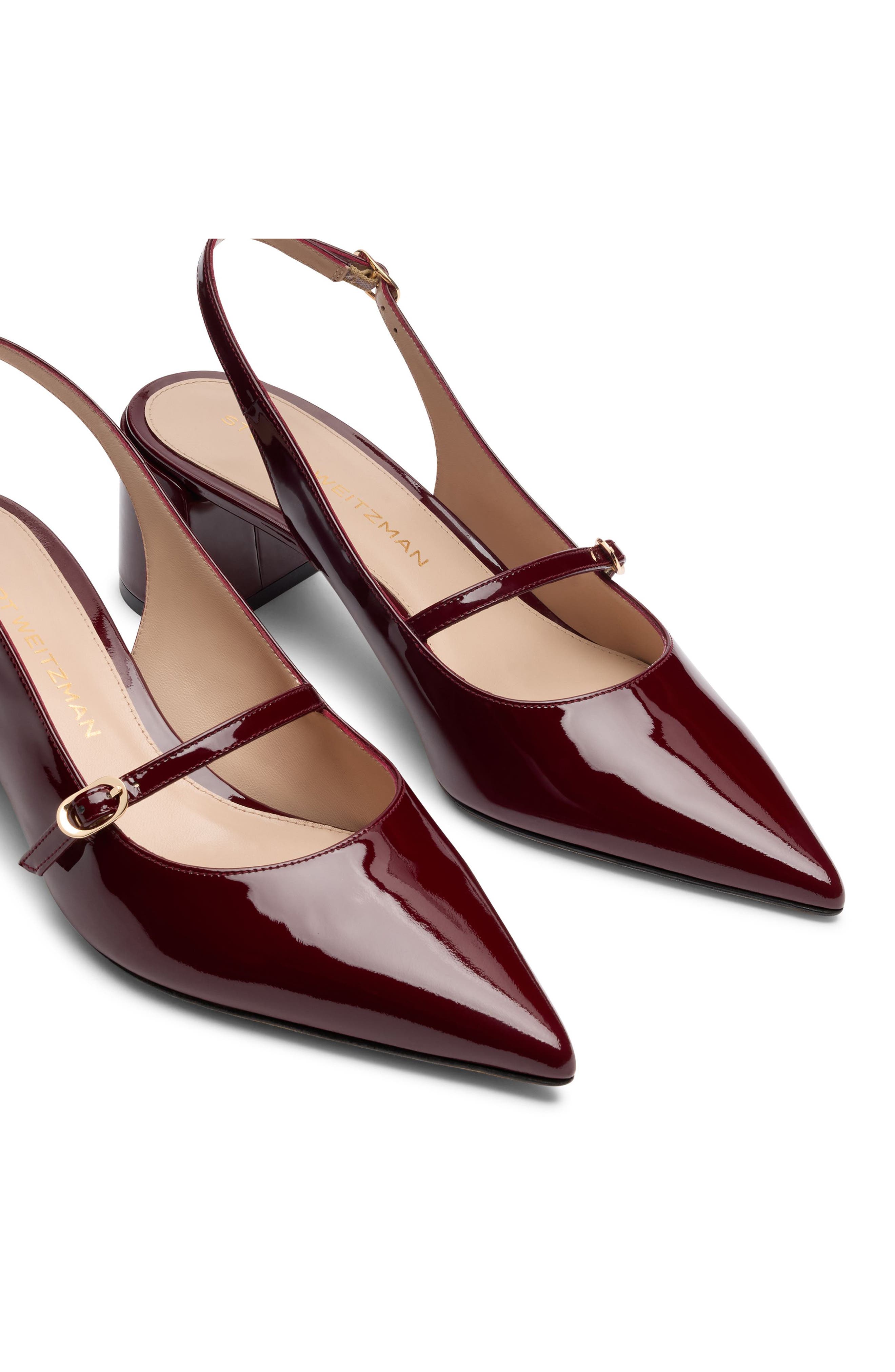 Emilia MJ Slingback Pump, Alternate, color, ROSEWOOD
