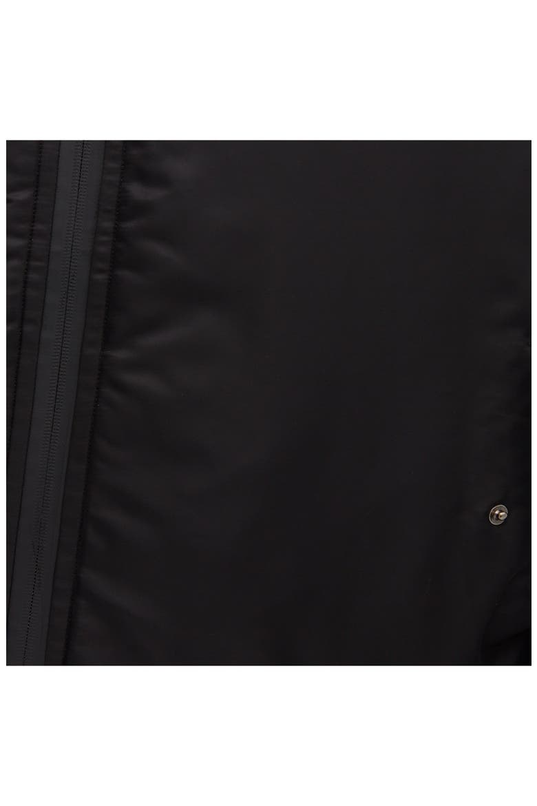 Hooded Bomber Jacket, Alternate, color, BLACK