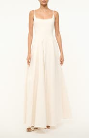 STAUD Joy Cotton Blend Maxi Dress