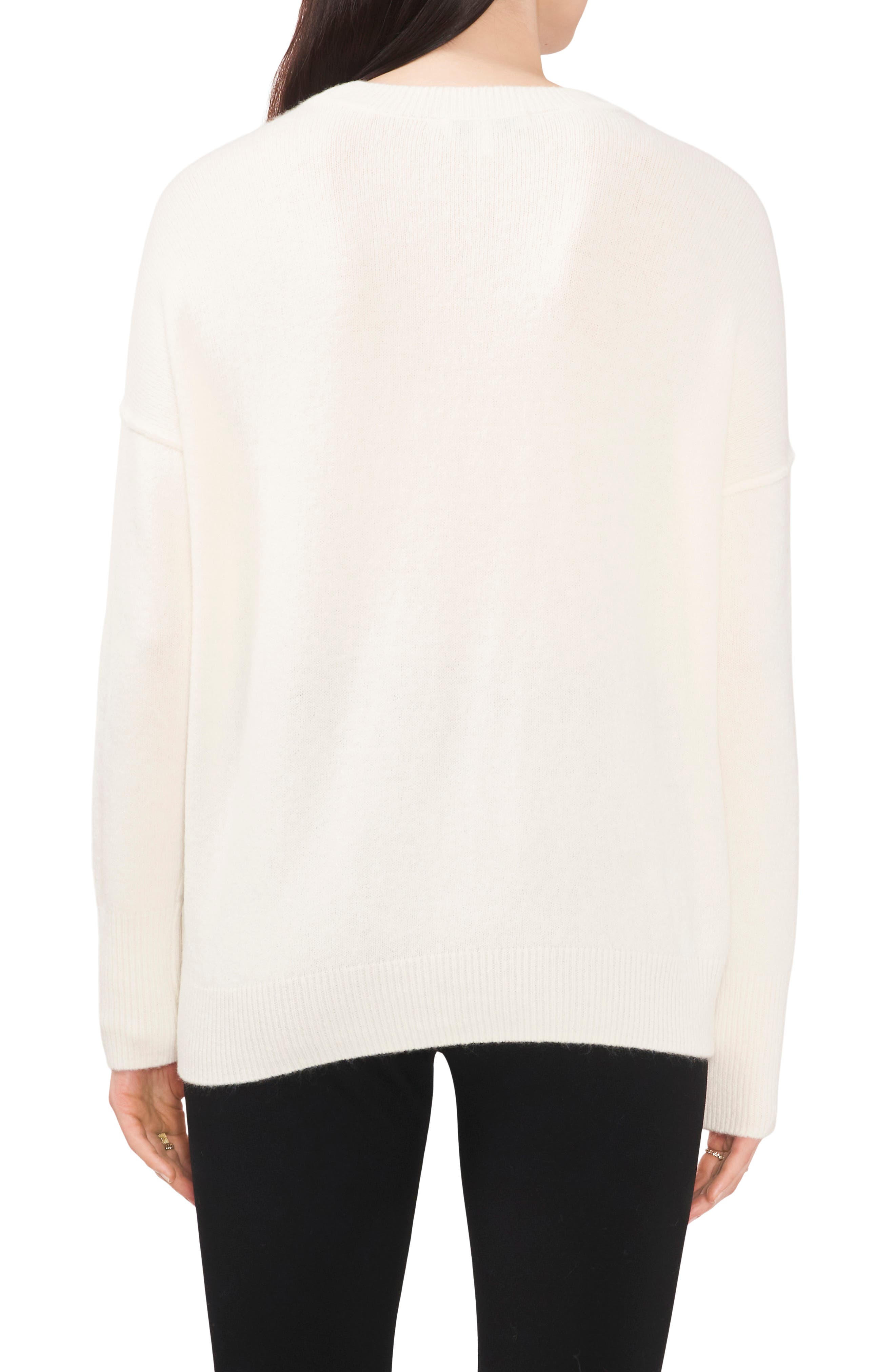 Rhinestone Cozy Crewneck Sweater - image 4