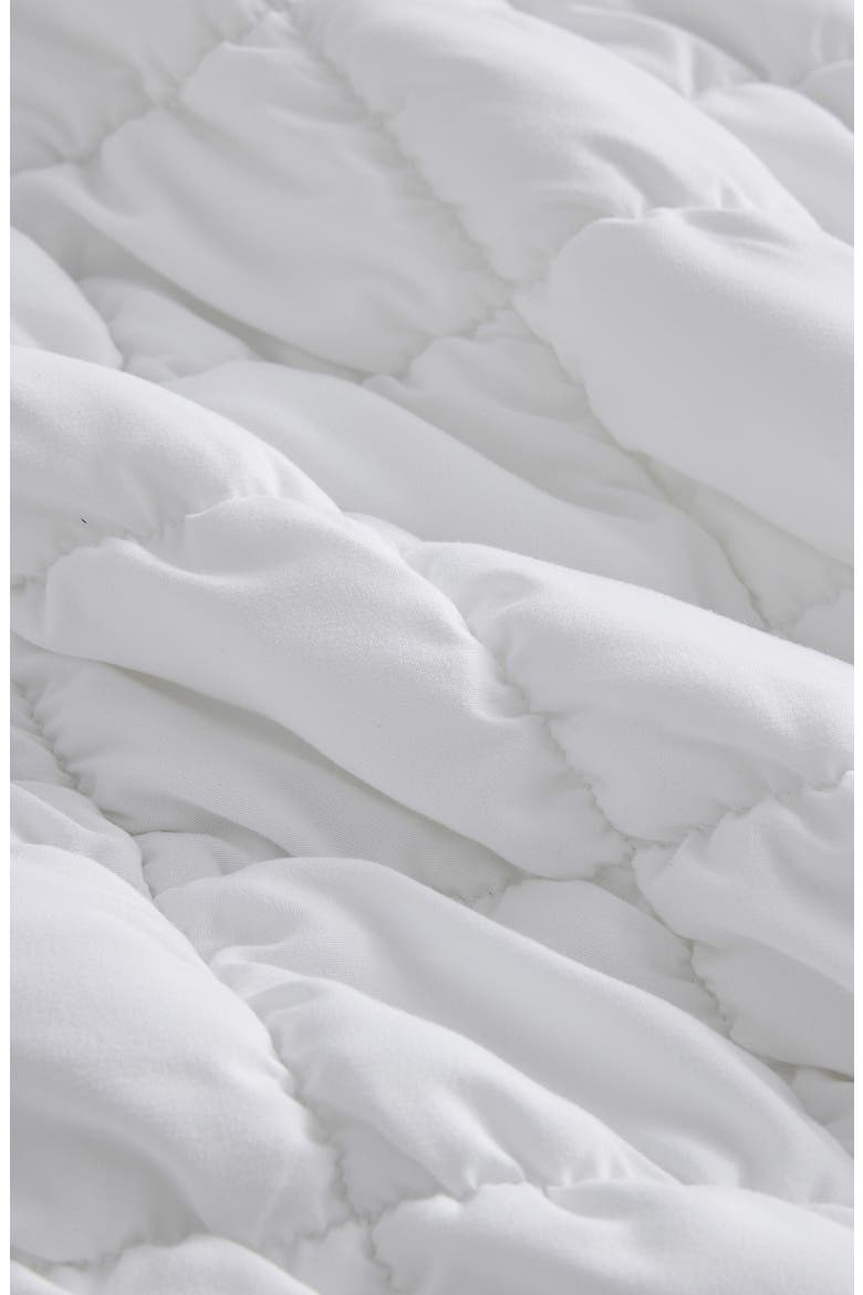Puff Textured Quilt Set, Alternate, color, WHITE