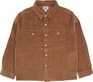 Feather 4 Arrow Kids' Frontier Cotton Corduroy Snap-Up Western Overshirt