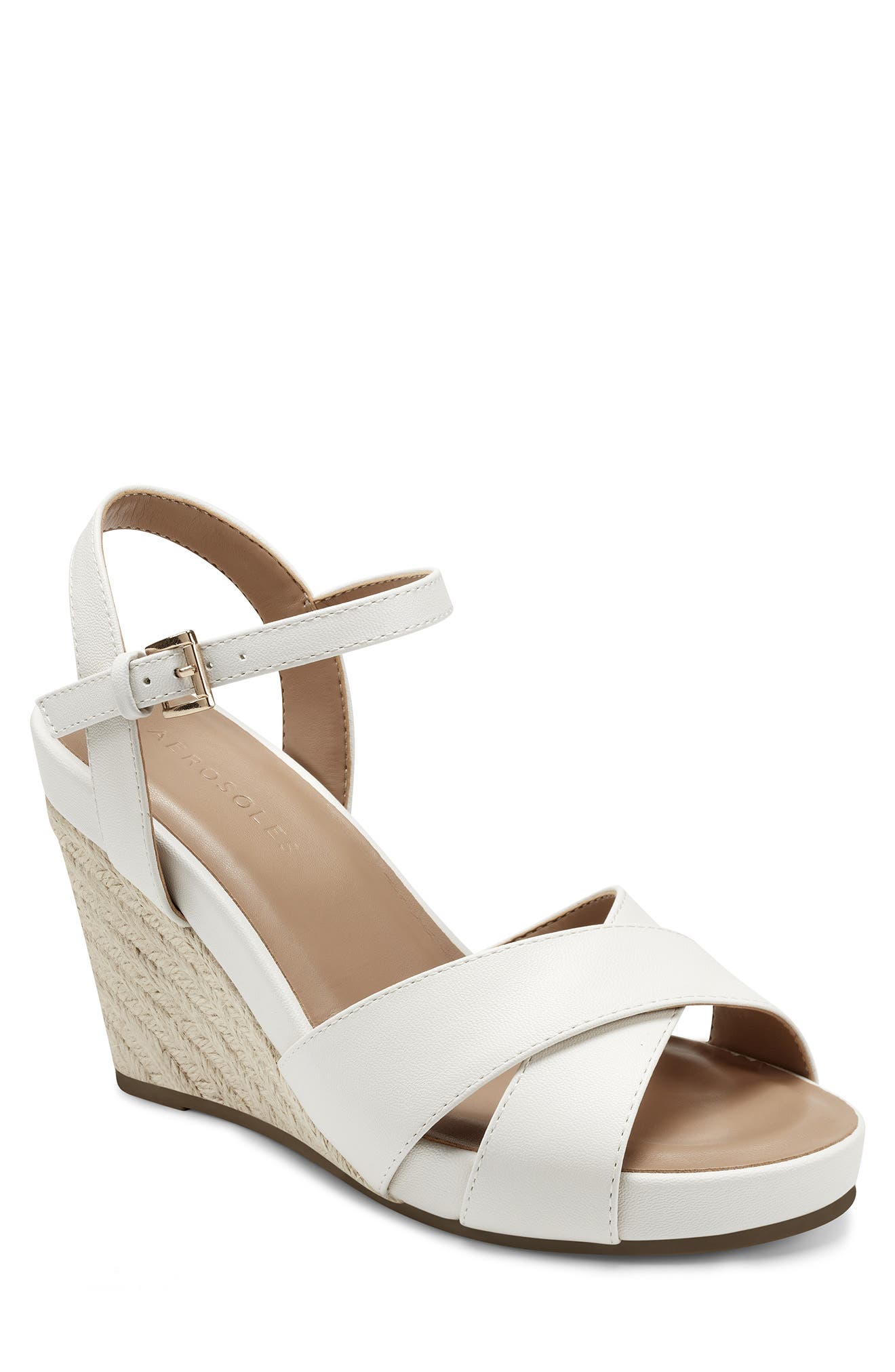 Porter Wedge Sandal, Main, color, EGGSHELL