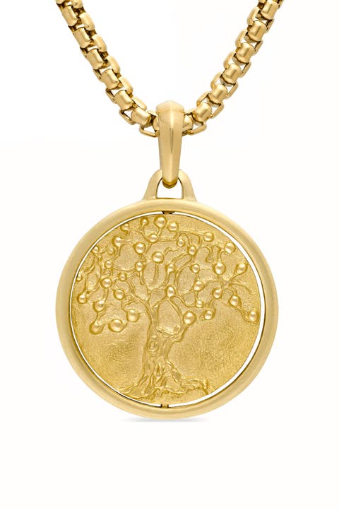 Petrvs® Life & Death Amulet in 18K Yellow Gold