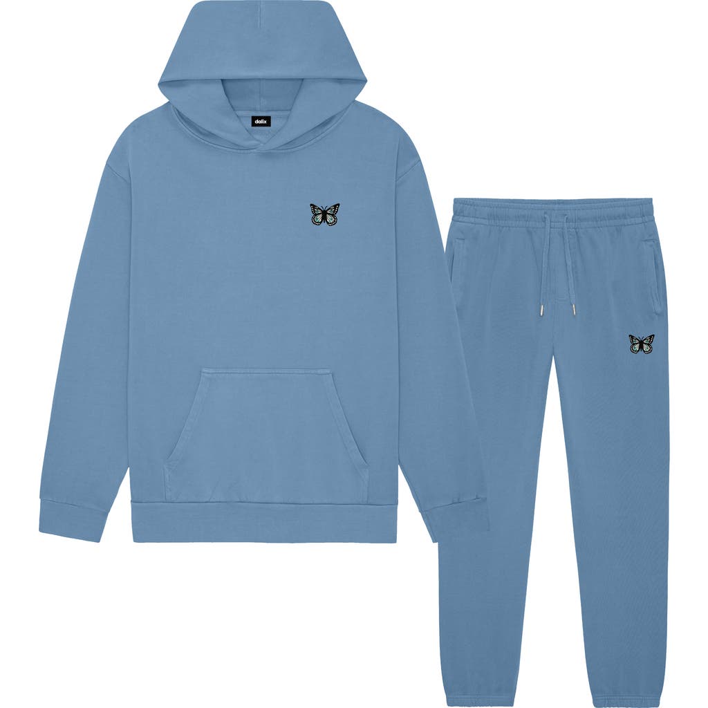 Dalix Butterfly Midweight Fleece Relaxed Sweatsuit