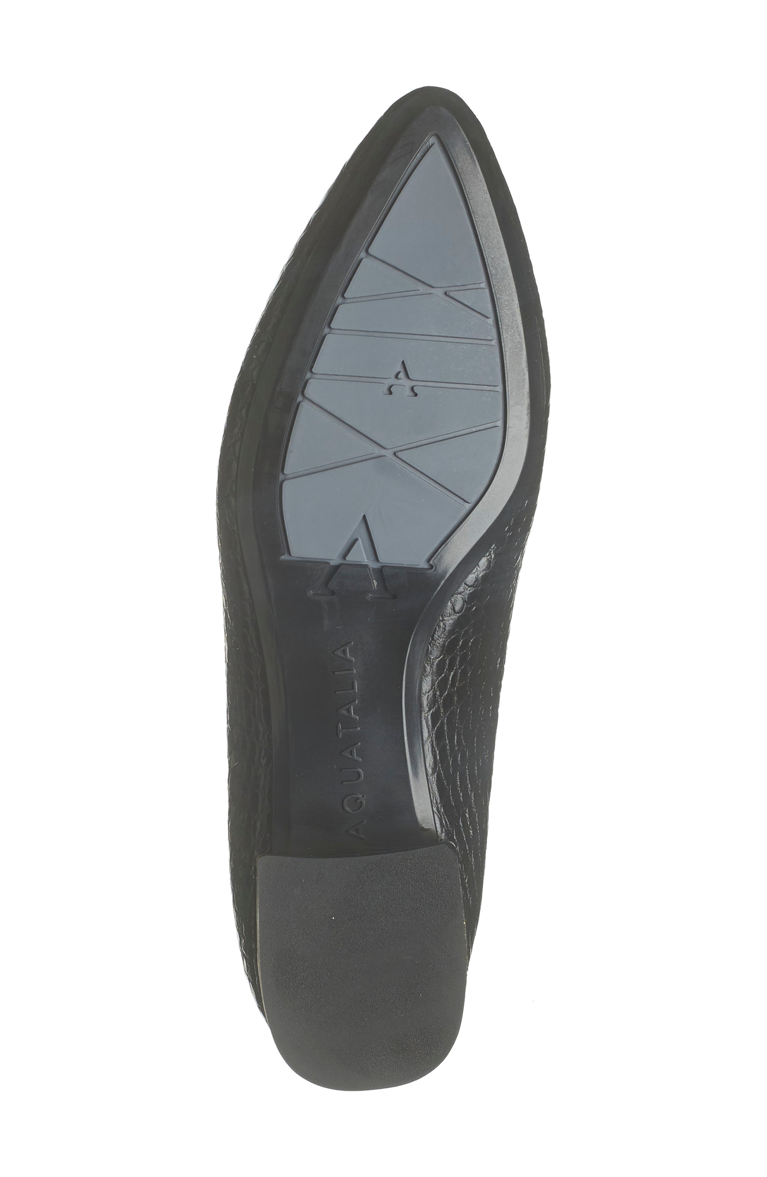 Aquatalia Perci Croc Embossed Leather Loafer, Alternate, color, 
