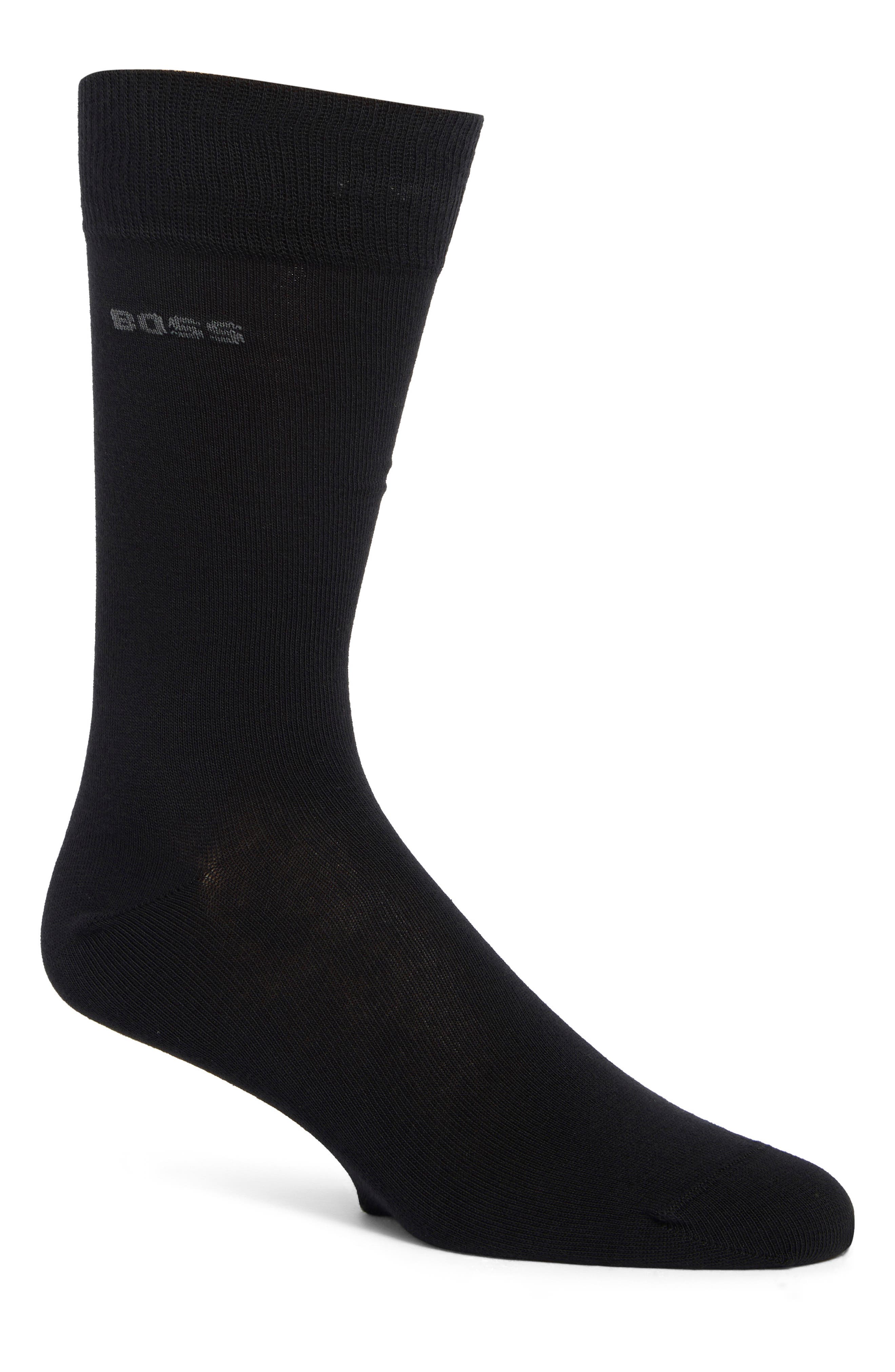 BOSS Matthew 2-Pack Solid Crew Dress Socks