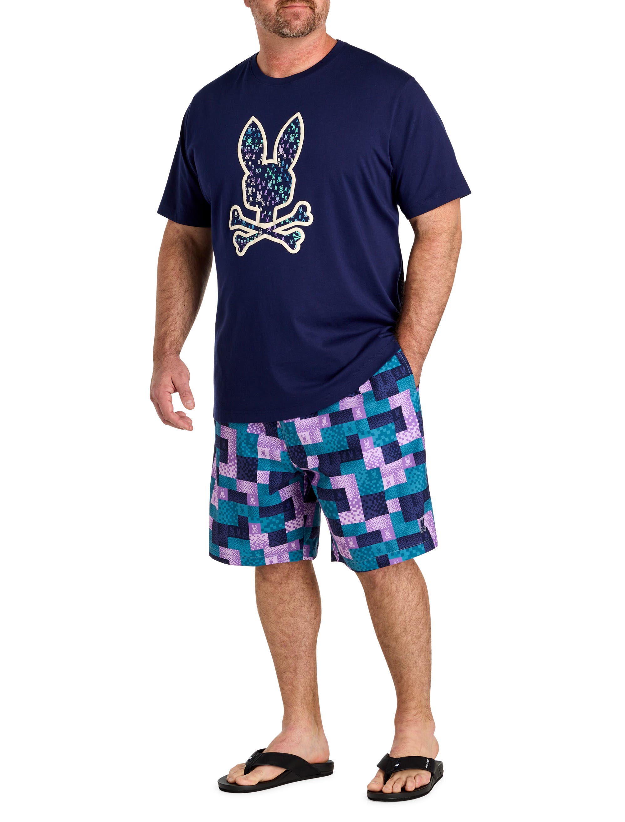 Psycho Bunny Big & Tall Nev Bunny Graphic Tee (Men) | Nordstrom