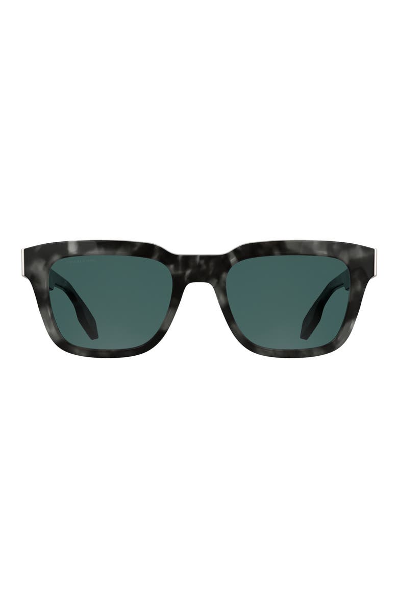 52mm Rectangular Sunglasses, Main, color, HAVANA GREY