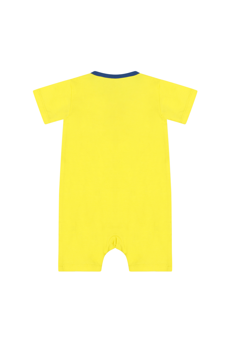 Suave Baby Romper, Alternate, color, Blazing Yellow
