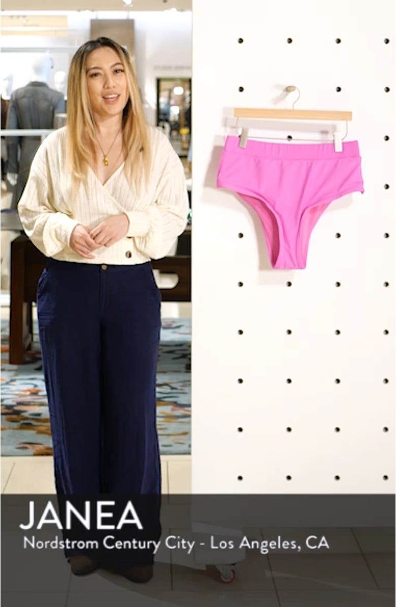 Lover High Waist Bikini Bottoms, sales video thumbnail