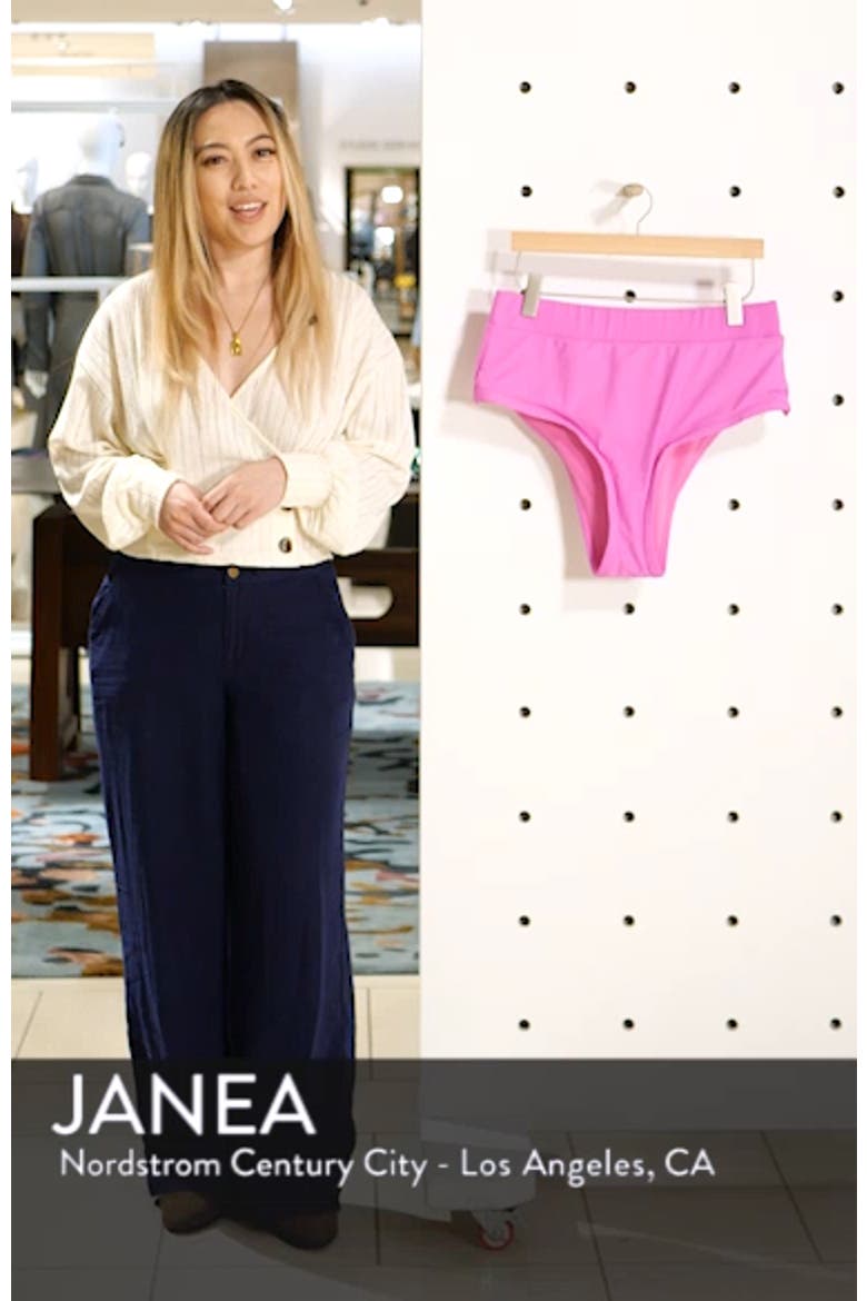 Lover High Waist Bikini Bottoms video