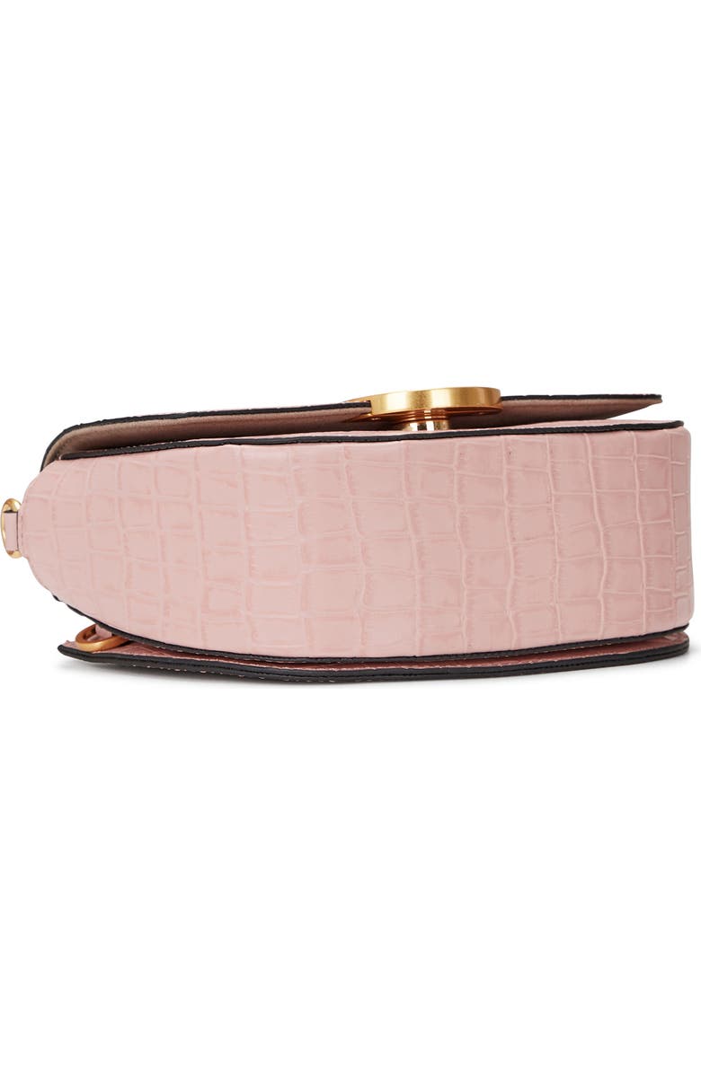 Oryany Lottie Croc Embossed Crossbody Bag, Alternate, color, Vintage Pink