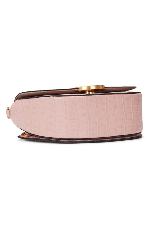 Oryany Lottie Croc Embossed Crossbody Bag In Pink