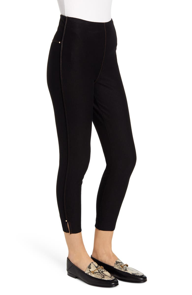 Lysse ́ Crop Slit Denim Leggings, Alternate, color, 