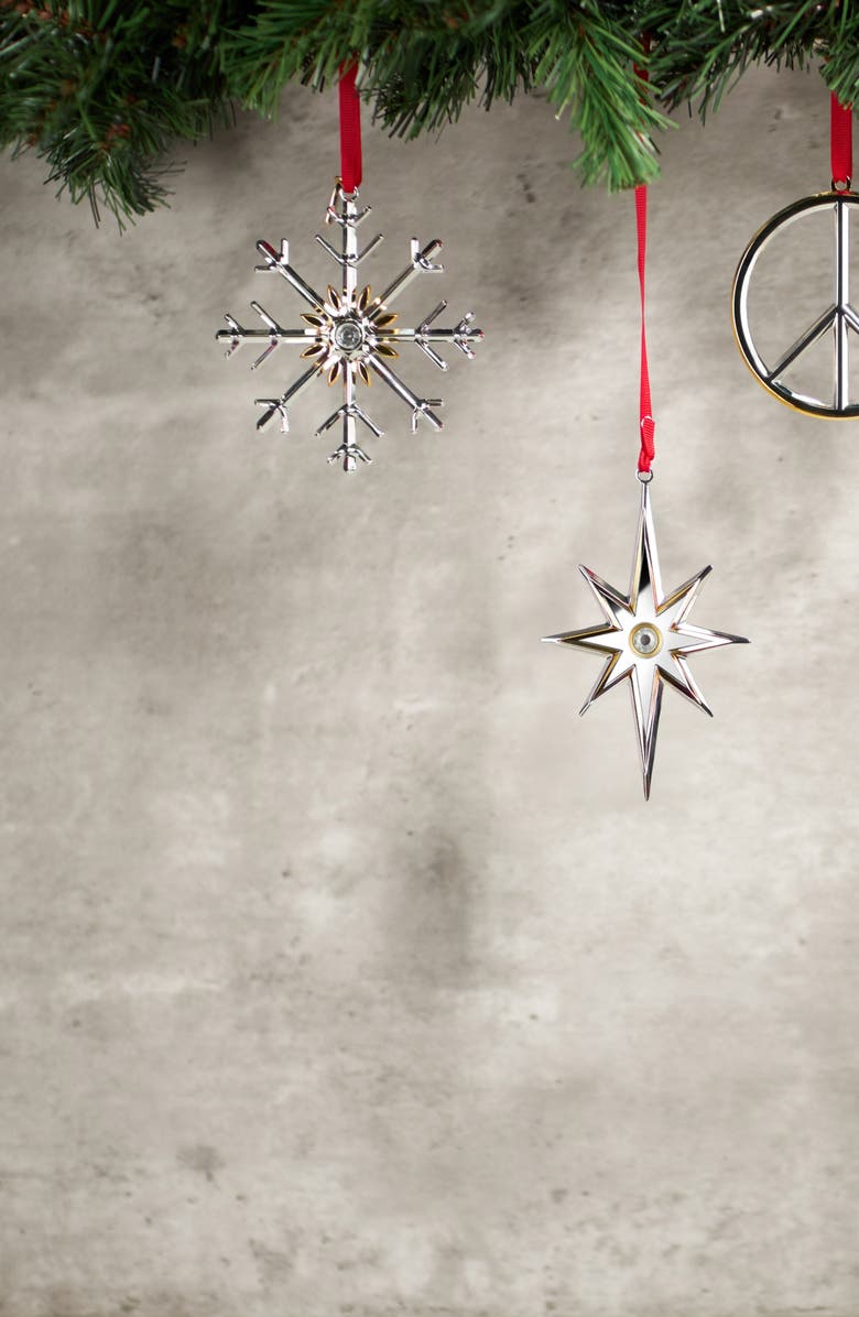 Nambé 2025 Annual Snowflake Ornament, Alternate, color, Silver