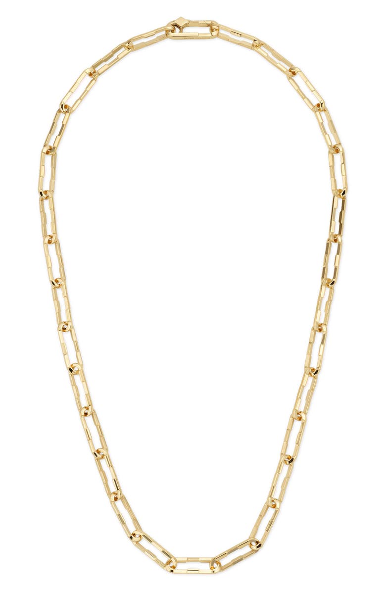 Gucci Link to Love Chain Necklace, Main, color, Gold