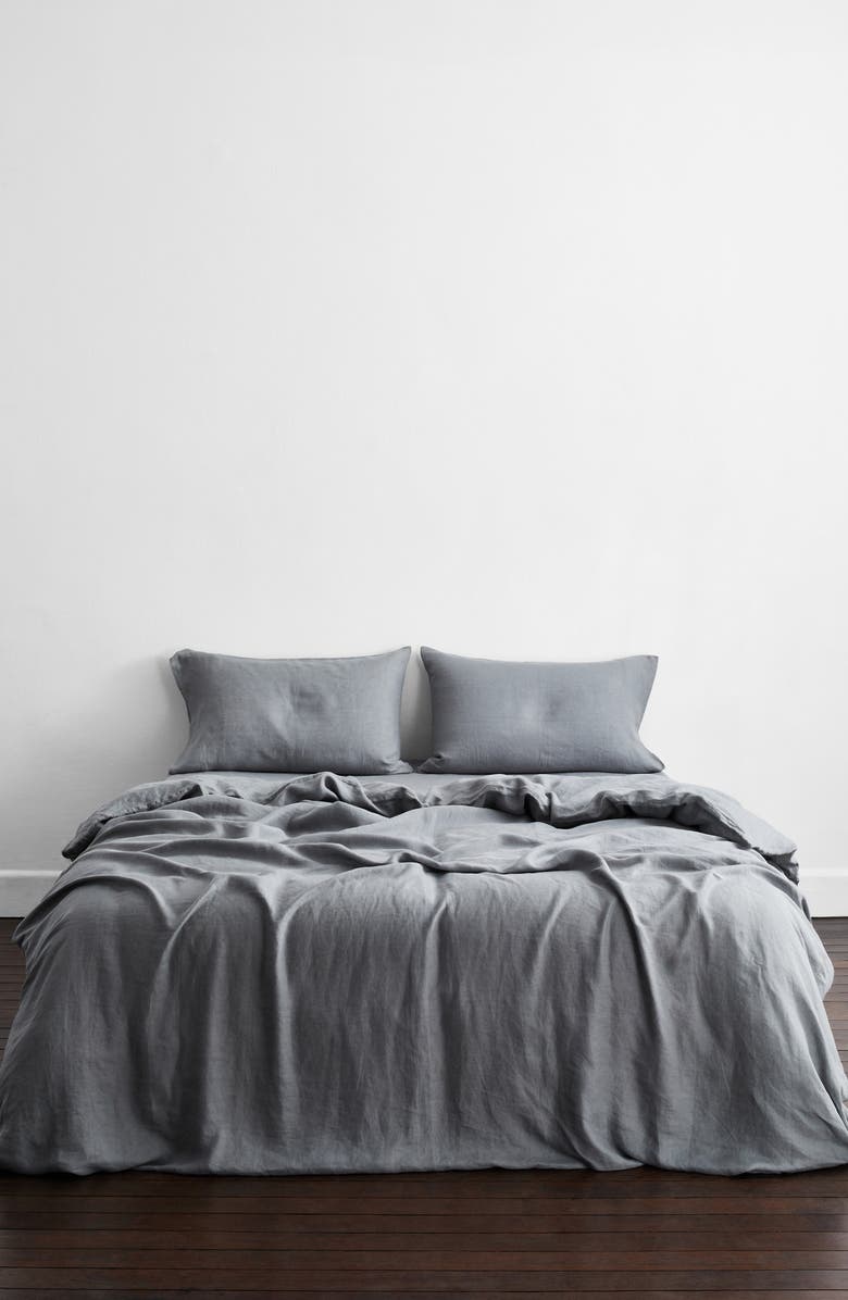 Bed Threads Set of 2 French Linen Pillowcases, Alternate, color,