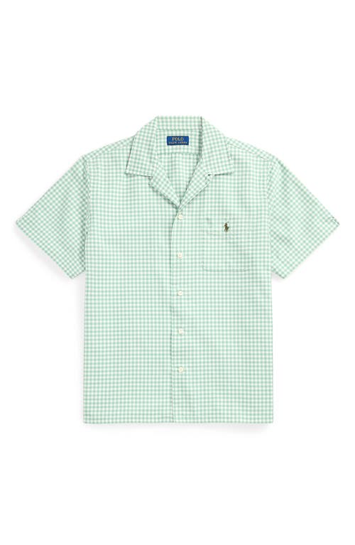 Polo Ralph Lauren Gingham Oxford Cloth Camp Shirt
