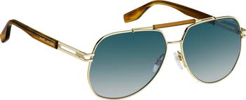 61mm Gradient Pilot Sunglasses