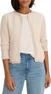 NIC+ZOE Scallop Trim Mixed Media Jacket