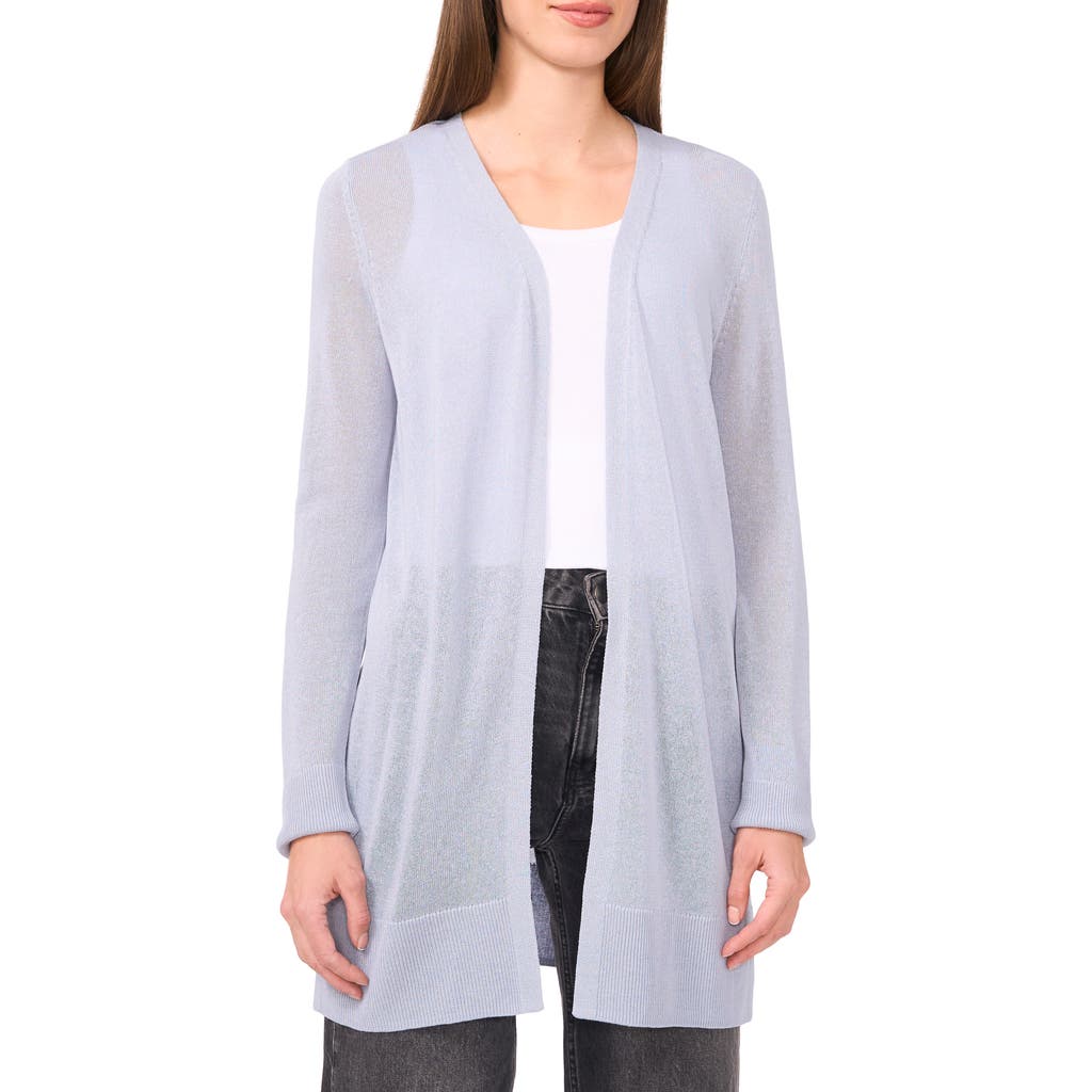 Halogenr Halogen(r) Side Slit Cardigan In Blue Fog