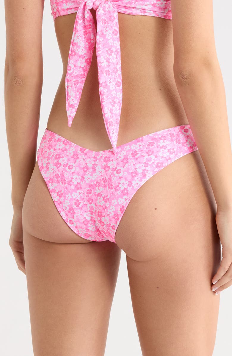 Kulani Kinis V-Cut Bikini Bottoms, Alternate, color, Berry Burst