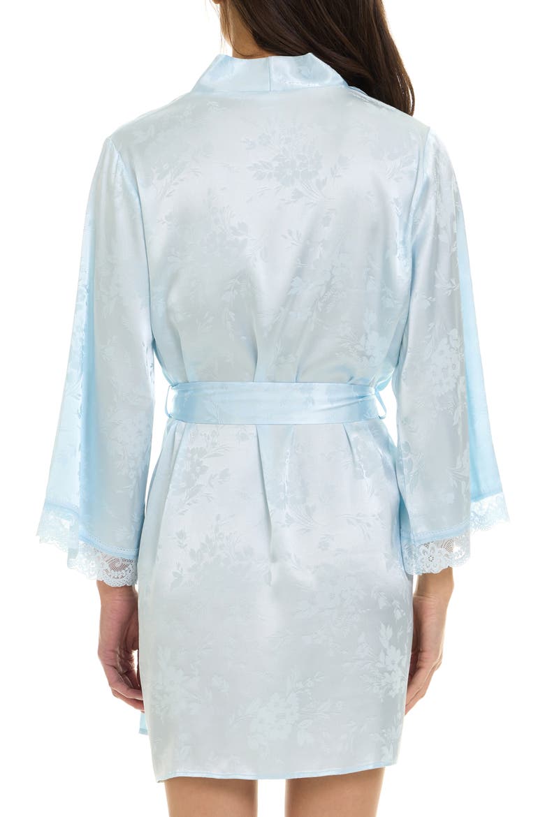 Eloisa Floral Satin Wrap, Alternate, color, ICE BLUE