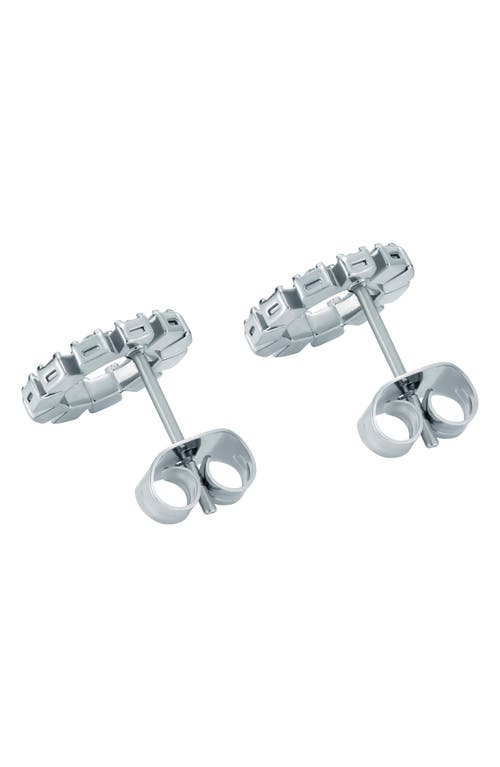 Ted Baker Haliana Halo Crystal Stud Earrings In Silver Tone/clear Crystal