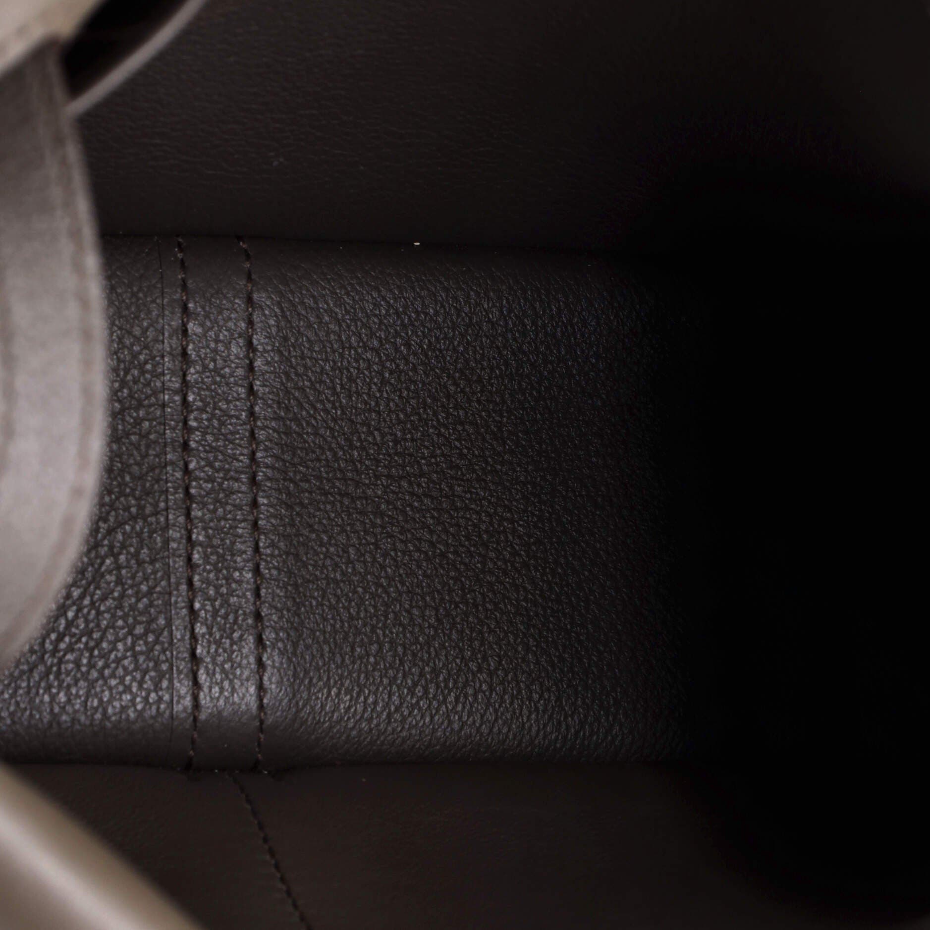 Pre-Owned Hermes Halzan Bag Evercolor 25, Alternate, color, Vert De Gris