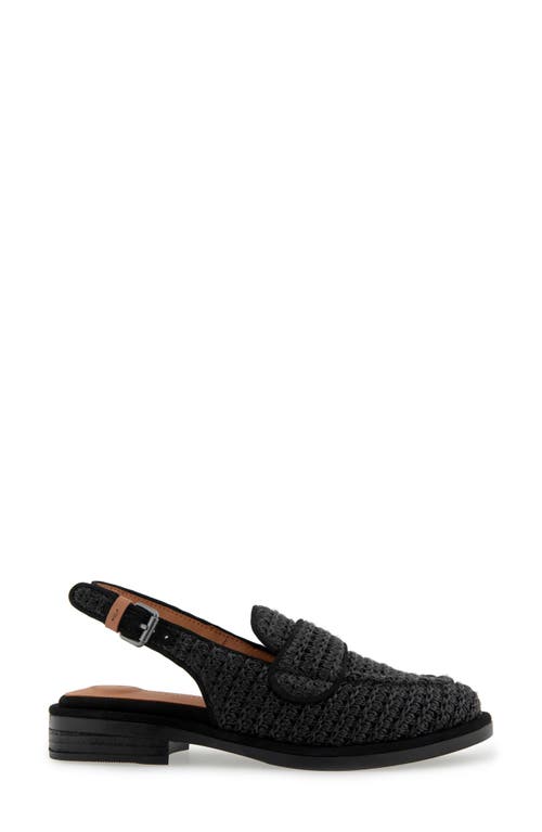 GENTLE SOULS BY KENNETH COLE GENTLE SOULS CALEB SLINGBACK RAFFIA LOAFER FLAT