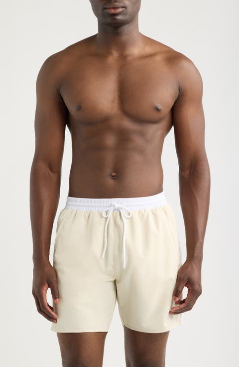 Starfish Graphic Logo Swim Trunks