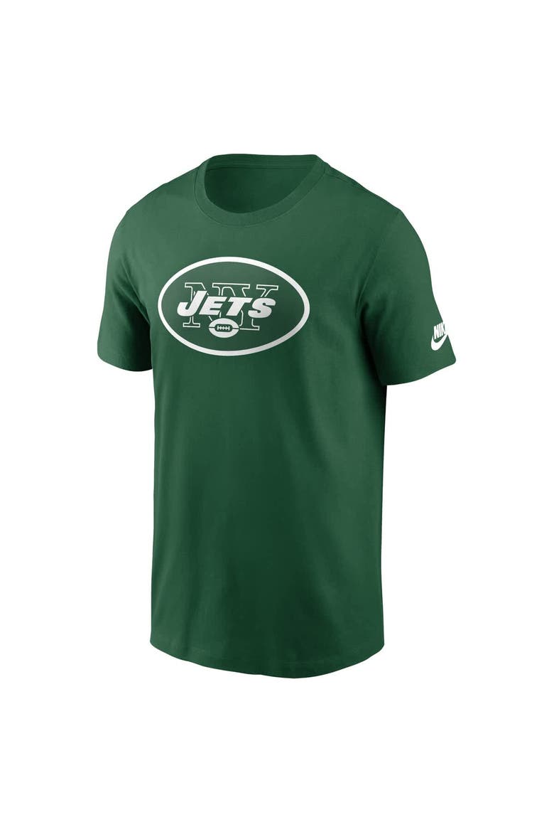 Men's Nike Kelly Green New York Jets Rewind Logo Essential T-Shirt, Alternate, color, Green