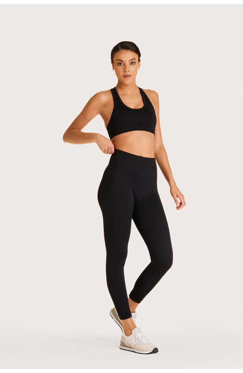 ALALA Barre Racer Bra, Main, color, Black
