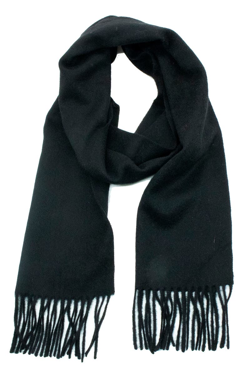 Portolano Fringe Trim Cashmere Scarf, Main, color, 