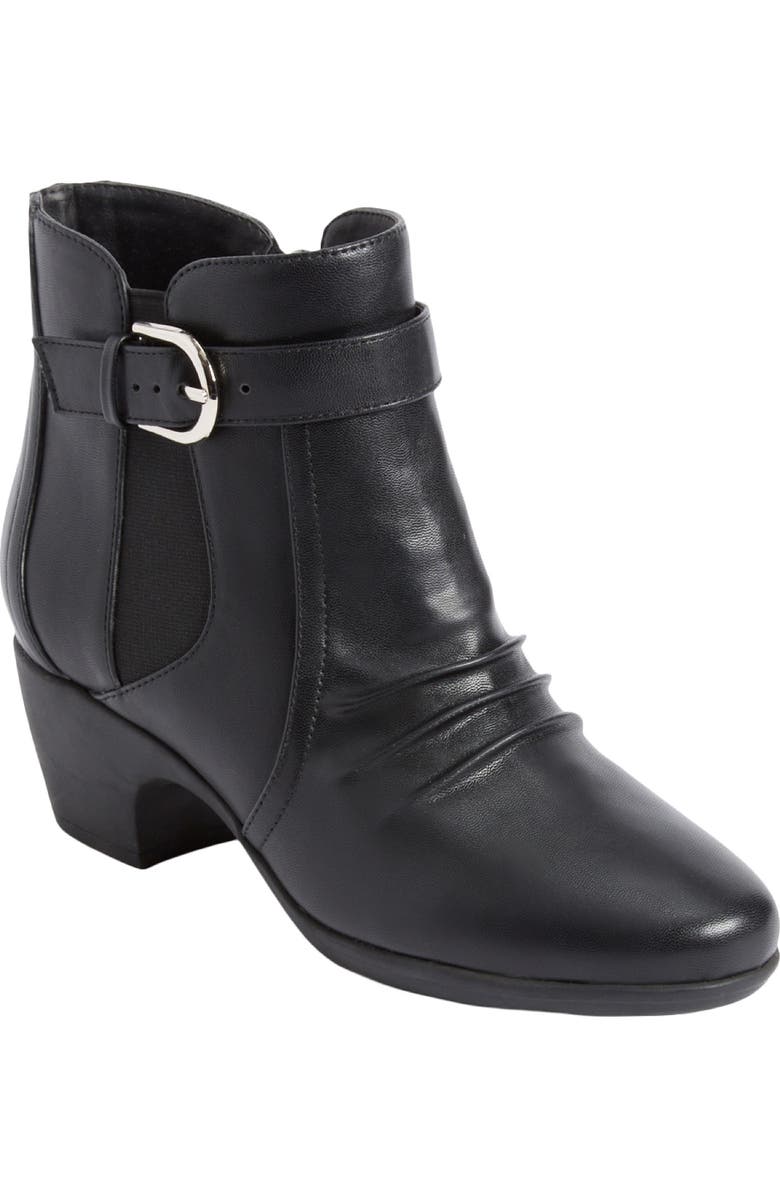 Comfortview The Juniper Bootie, Main, color, Black