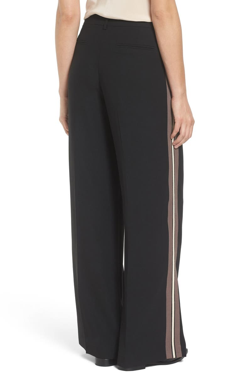 Trouvé Side Stripe Wide Leg Pants, Alternate, color, 