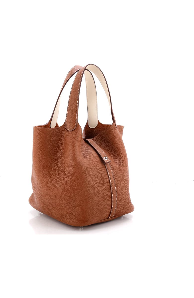 Pre-Owned Hermes Eclat Picotin Lock Bag Clemence MM, Alternate, color, Gold