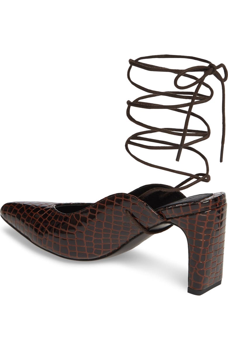 JAGGAR Pointed Toe Ankle Wrap Pump, Alternate, color,