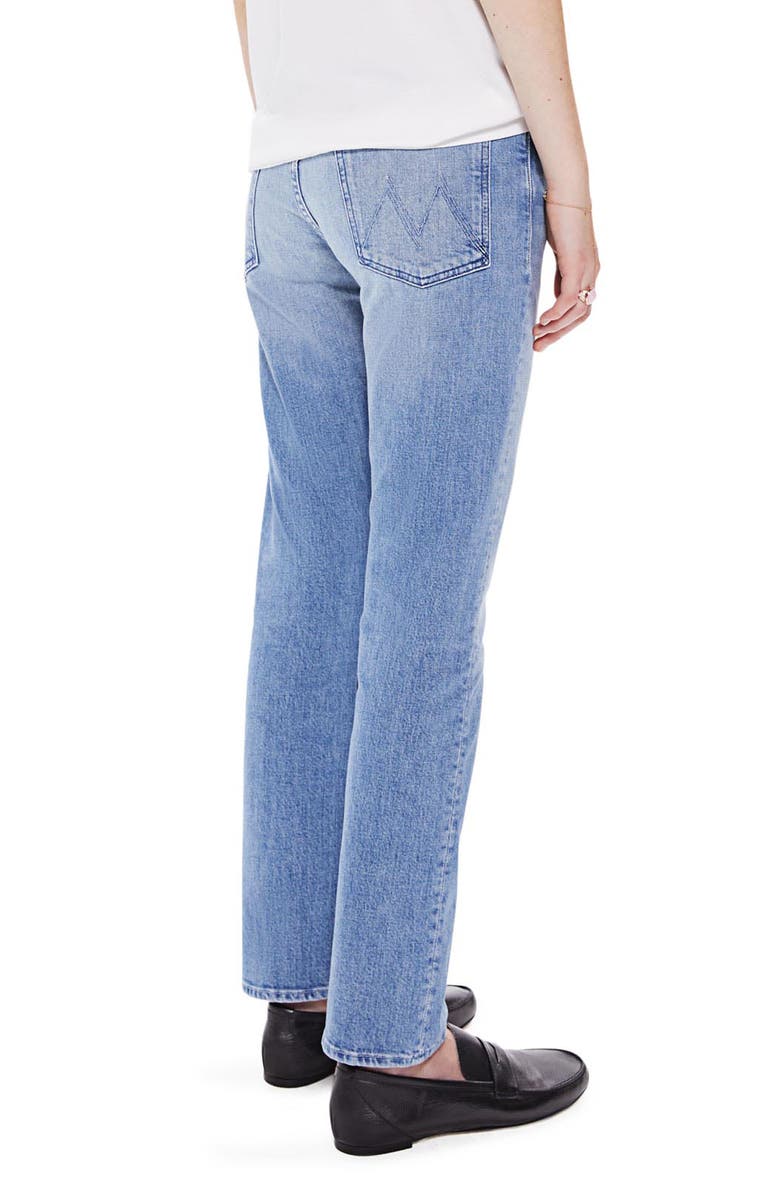MOTHER Hiker Hover High Waist Slim Straight Leg Jeans, Alternate, color,