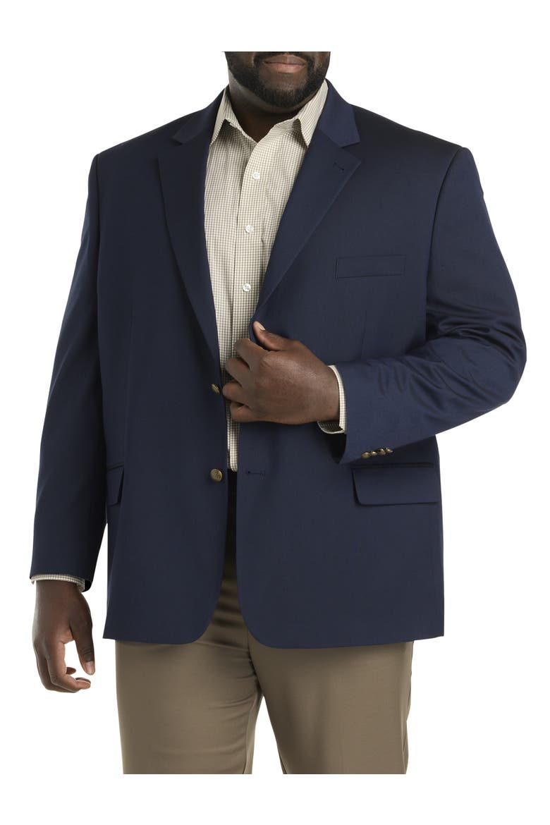 Big & Tall Classic Blazer, Main, color, NAVY