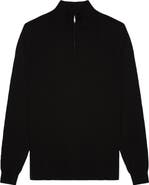 Reiss Blackhall Quarter Zip Wool Sweater