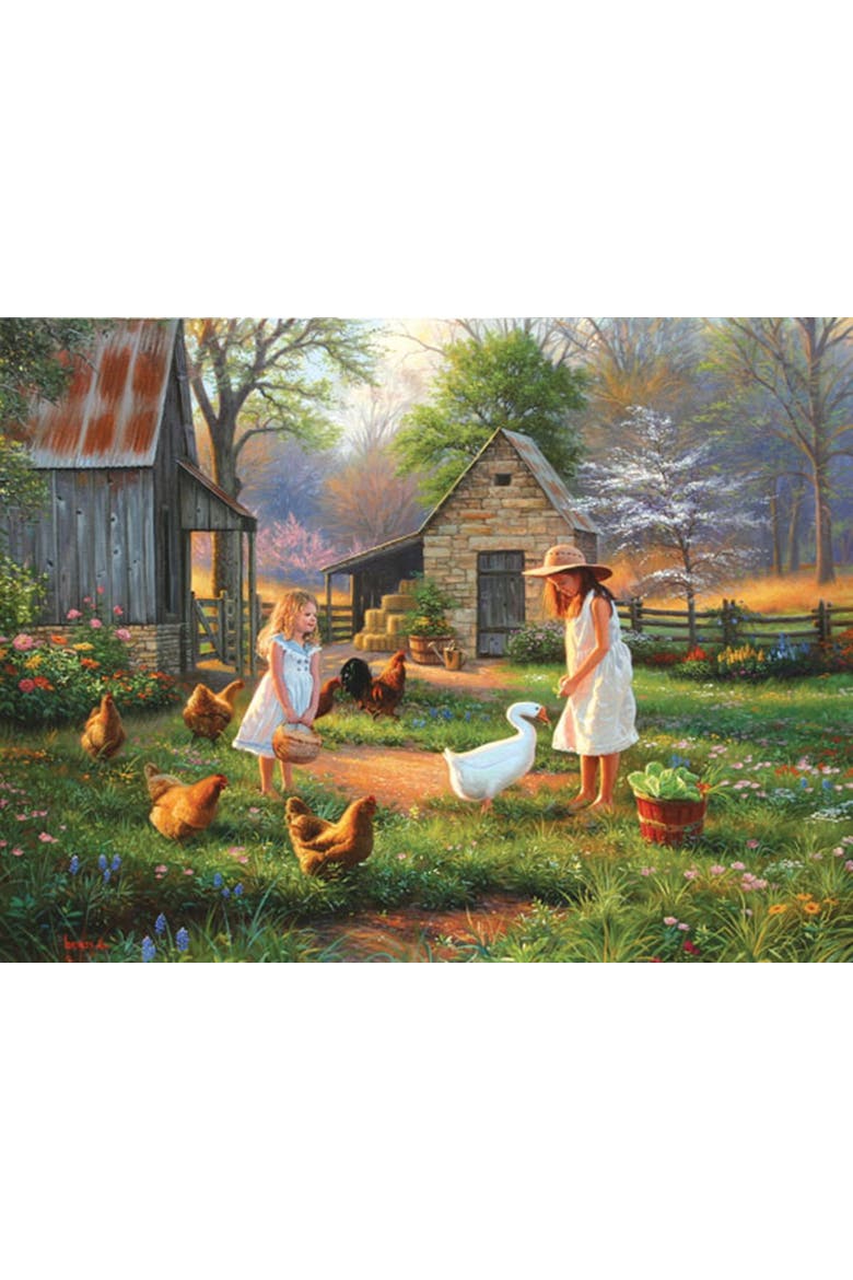 Evening at Grandma's 500 piece Jigsaw Puzzle for Adults, Alternate, color, Multicolor