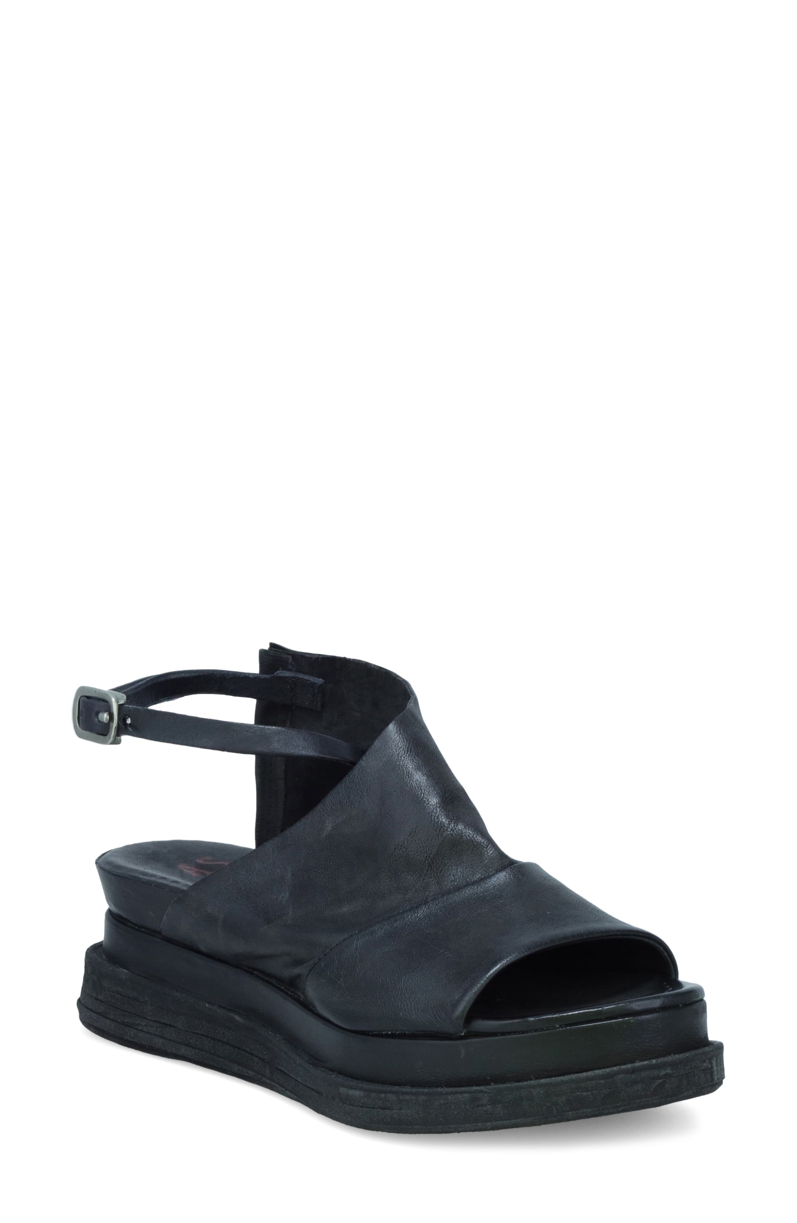 A.S.98 Lira Asymmetric Platform Sandal, Main, color, 