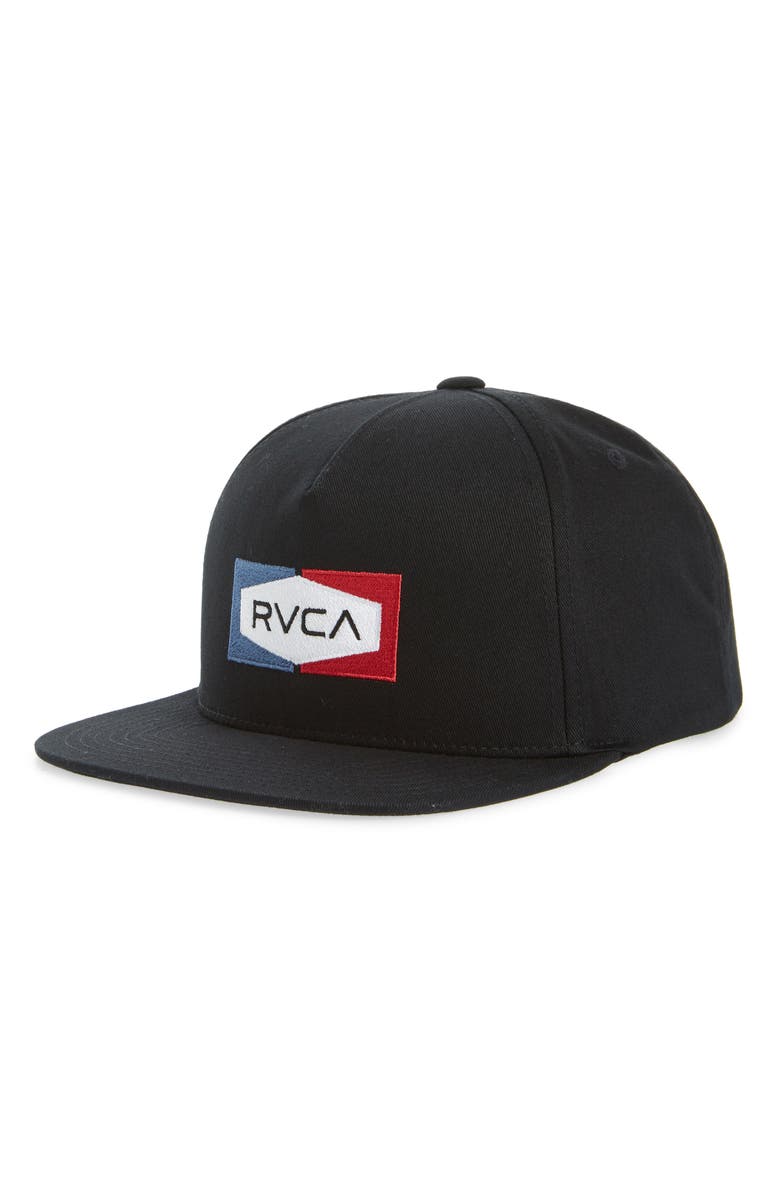 RVCA Elm Snapback Baseball Cap, Main, color,