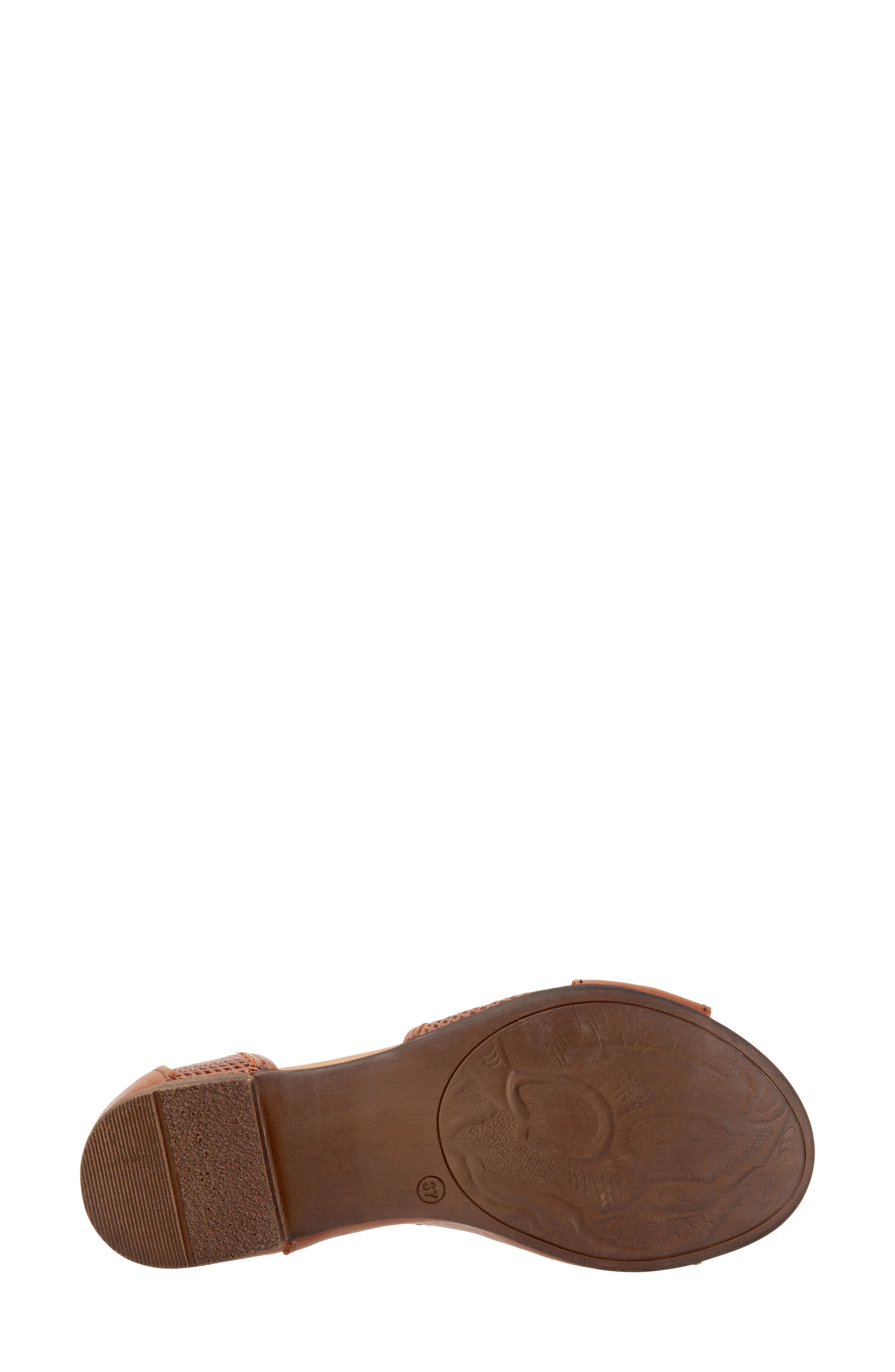 Bueno Tahiti Half d'Orsay Sandal, Alternate, color, Tan Leather